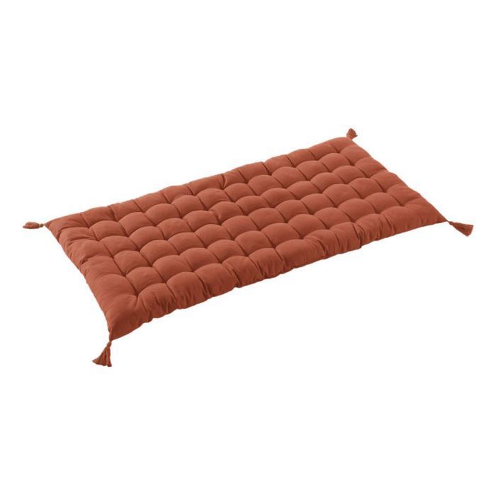 Water-repellent floor mat with pom-poms - UV-resistant outdoor 