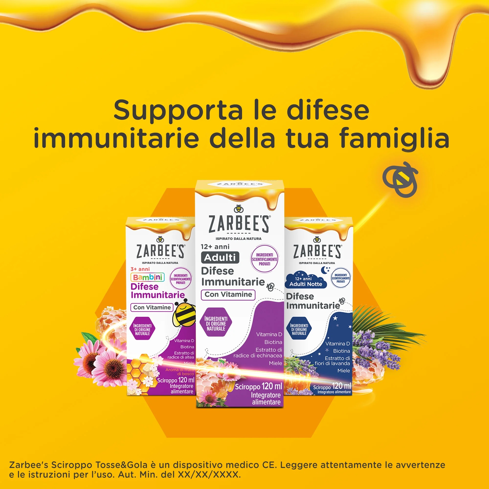 Zarbee's Defensas Inmunológicas Adultos 120 ml sin lactosa