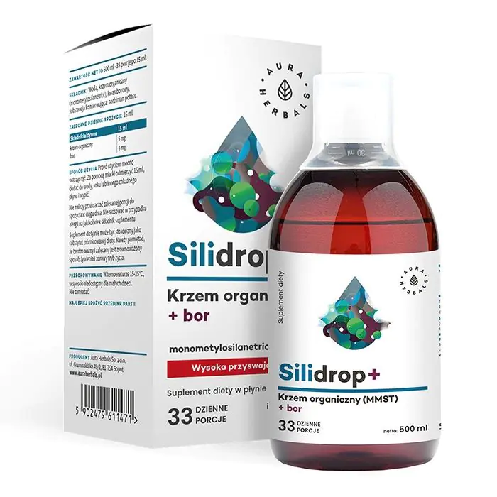Aura Herbals Silidrop + Bor Płyn