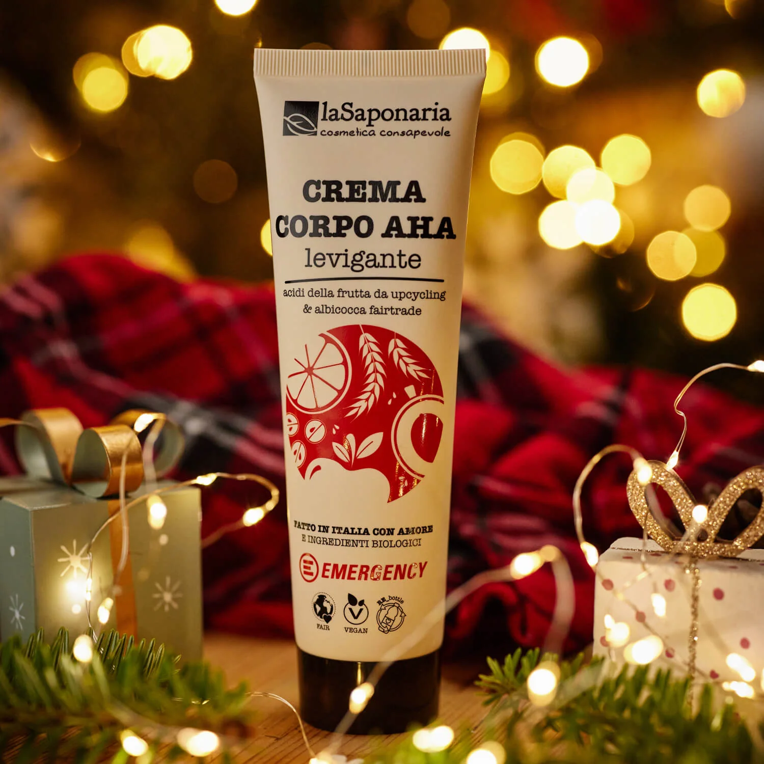 La Saponaria per Emergency Emergency - Crema corpo AHA levigante - Crema Corpo