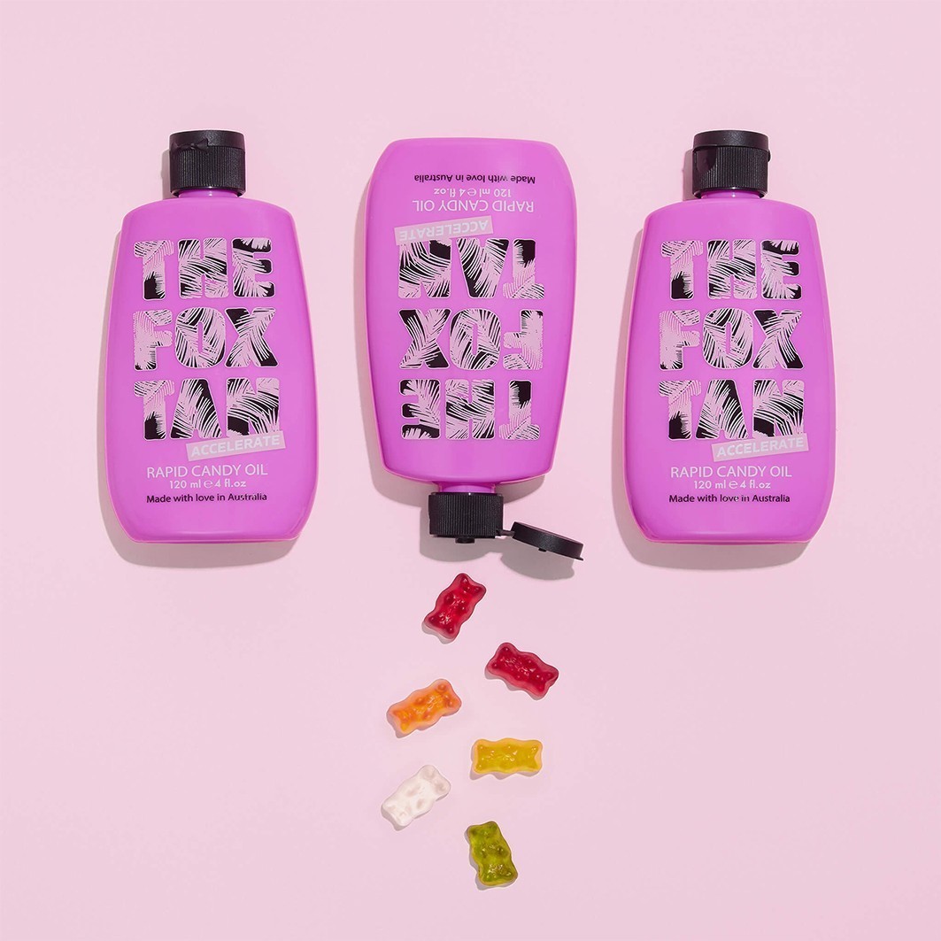 Samoopaľovací olej THE FOX TAN Quick Candy Oil - 120 ml
