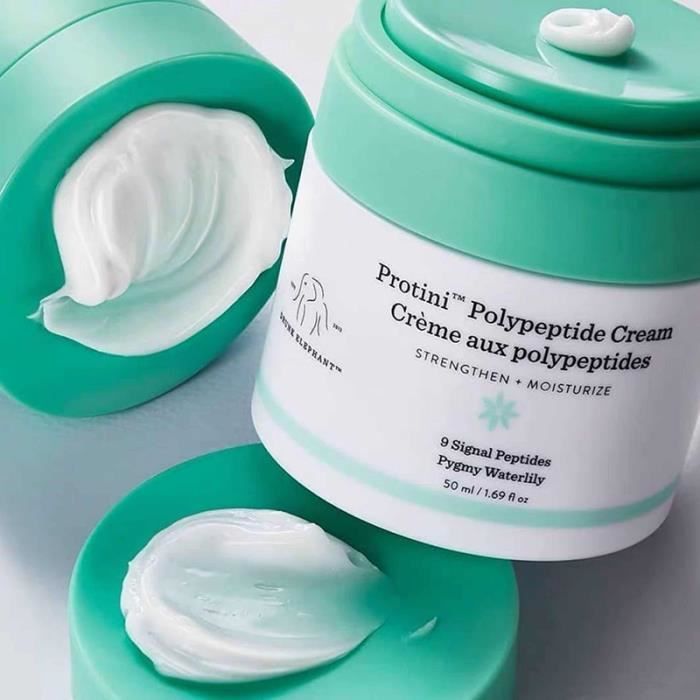 Crema facial para el cuidado de la piel DRUNK ELEPHANT, con esencia de péptidos 9, reafirmante, antiarrugas, antienvejecimiento e hidratante.