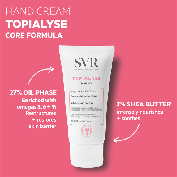 SVR TOPIALYSE Nährende Handcreme 50 ml