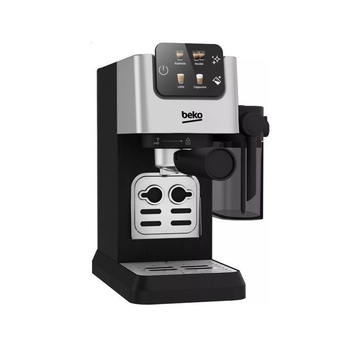 Cafetera espresso manual BEKO - CEP5304X - 1628 W - 1,1 L - Plateada