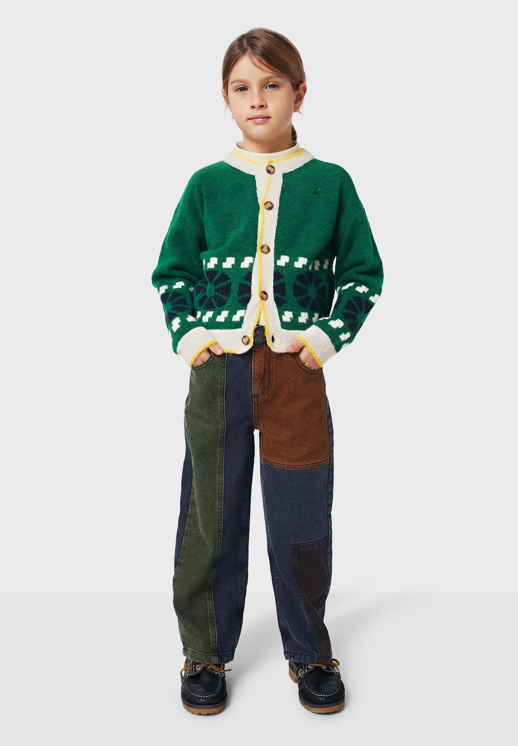 Gilet Bobo Choses - vert pin