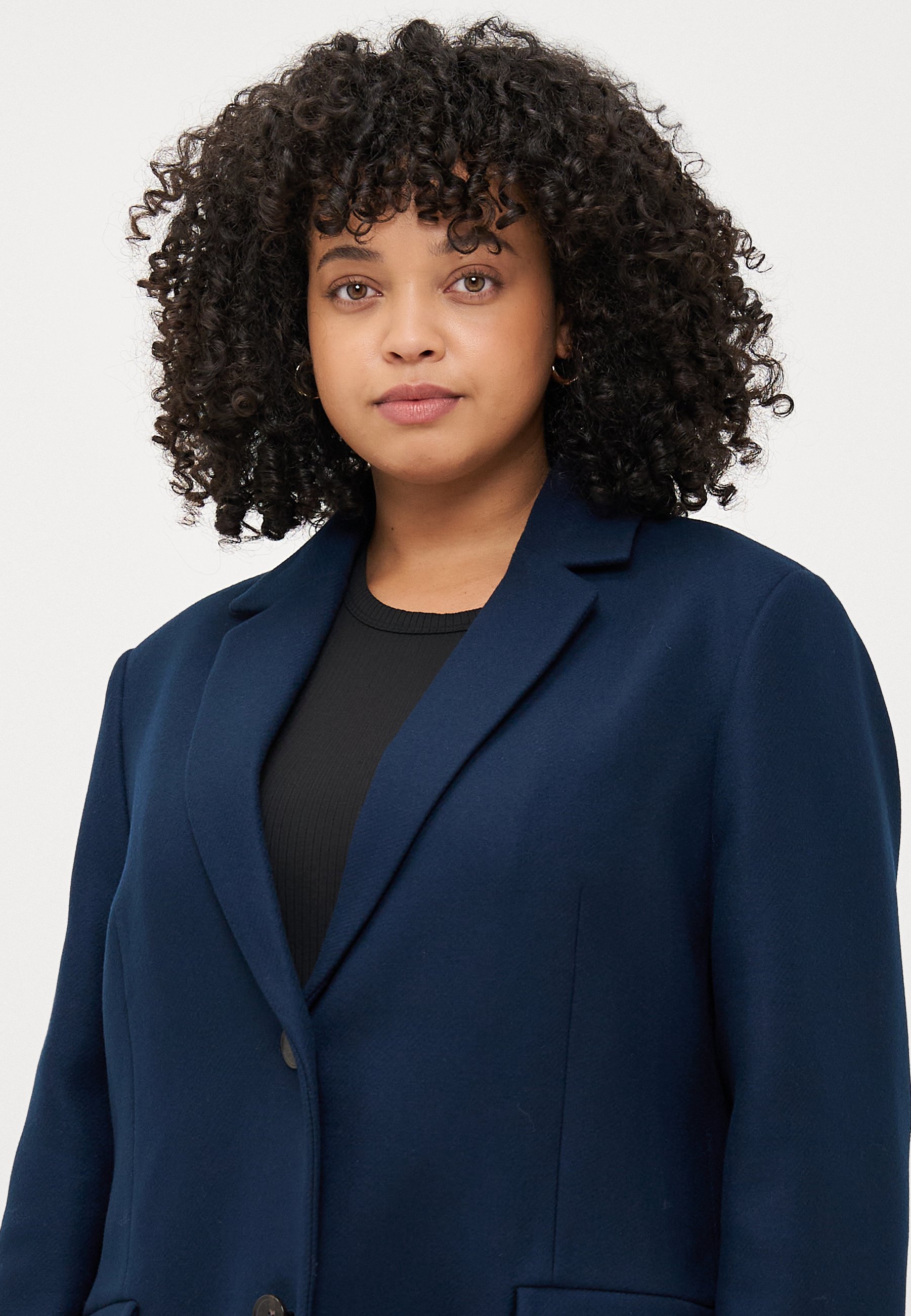 Tommy Hilfiger Curve CLASSIC COAT - Klassieke jas - donker nachtblauw