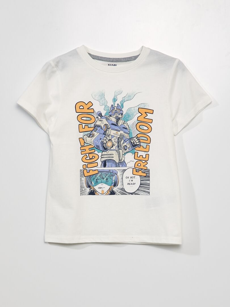 Camiseta estampada - BRANCA