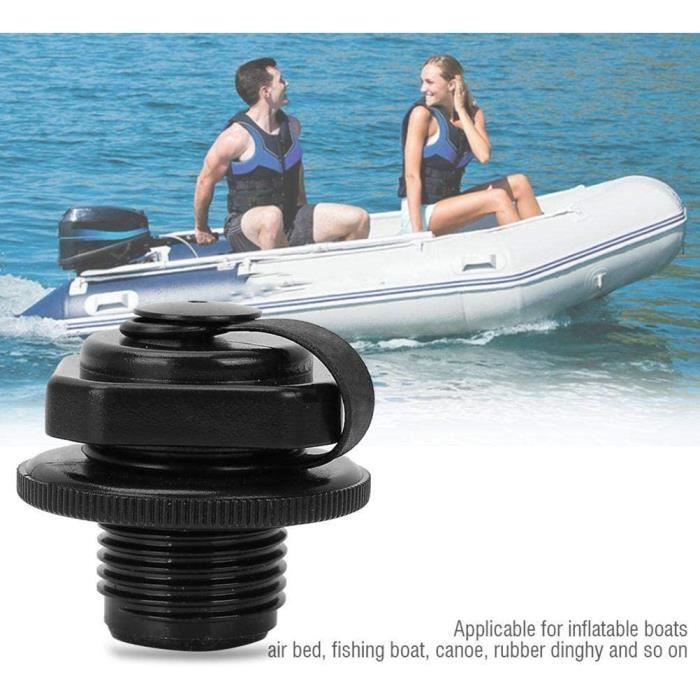 Set of 2 valve caps - With thread - 22 cm - Ideal for kayaks, inflatable boats, air mattresses, fishing boats,
