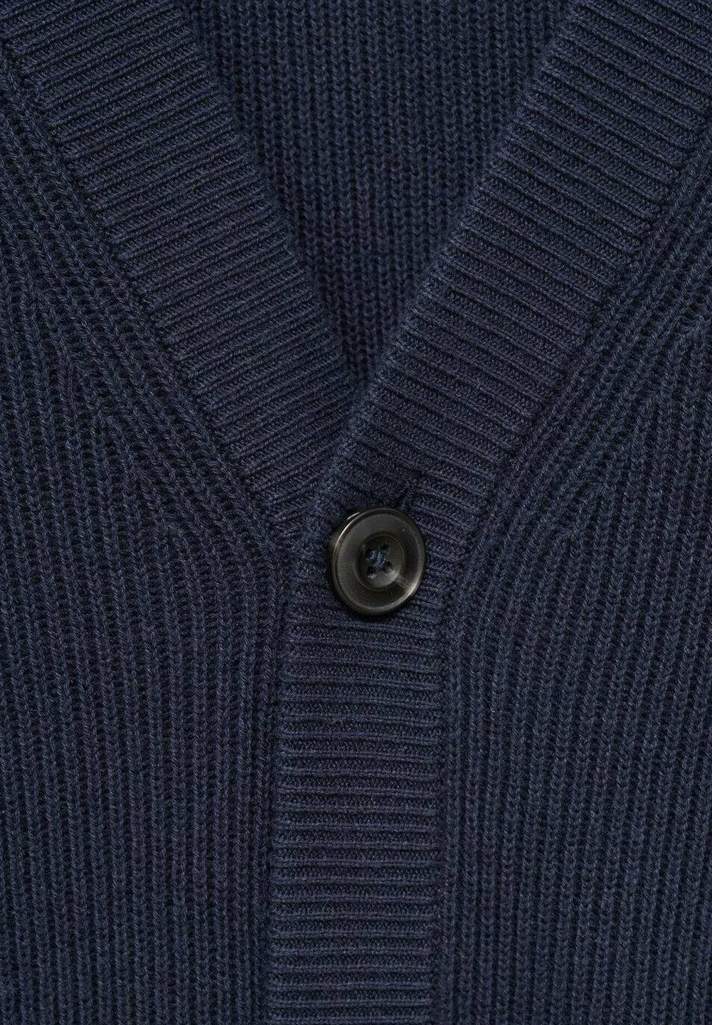 Mango Cardigan - tmavě modrý