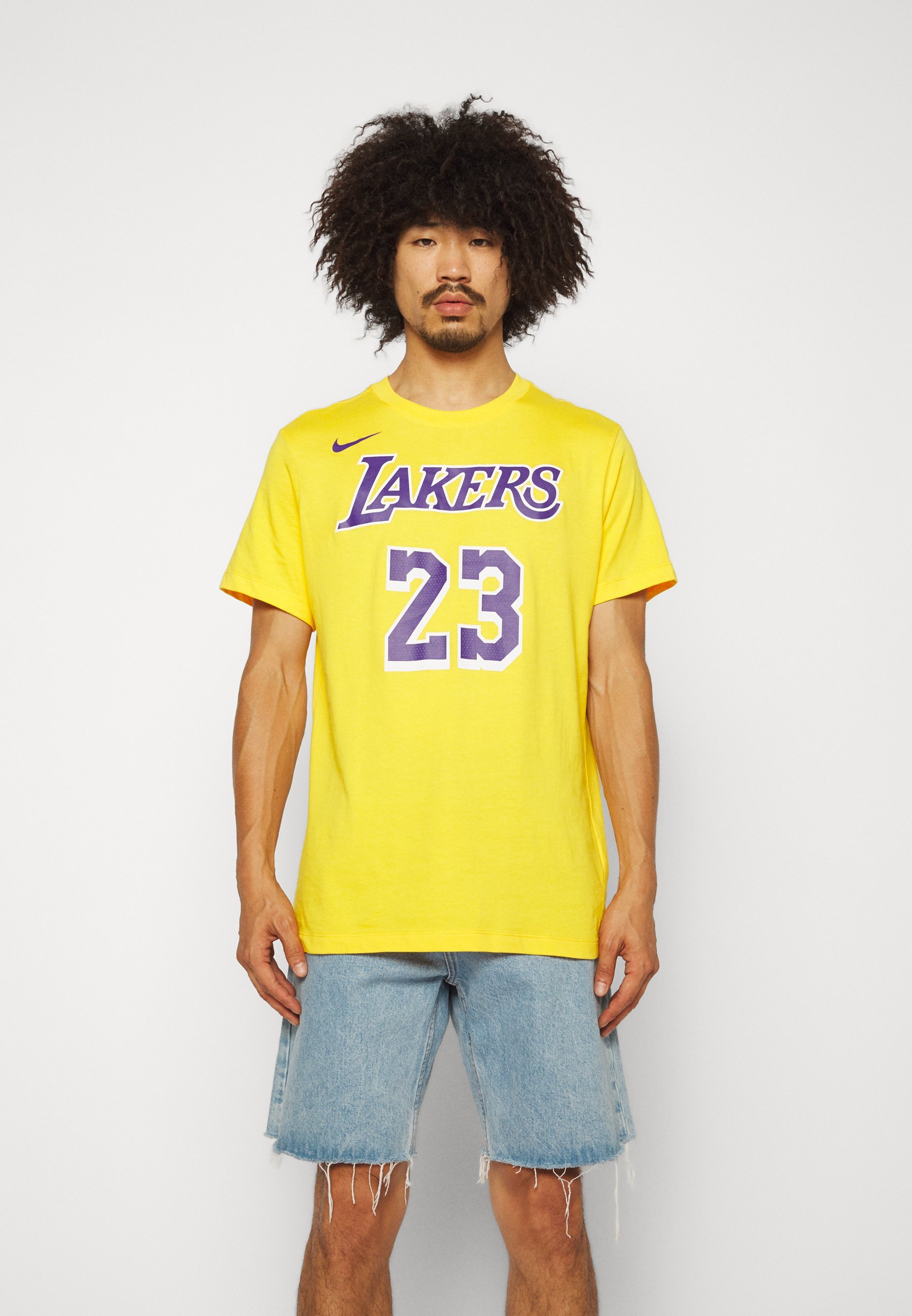 T-shirt Nike Performance NBA Los Angeles Lakers LeBron James - Tenue de club - Jaune