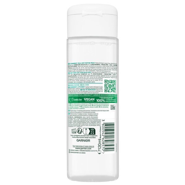 Garnier PureActive salicilna piling tečna njega 120ml