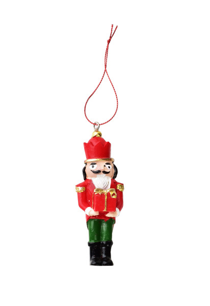Zawieszka bombka 3x4x10,5cm SANTA LILA