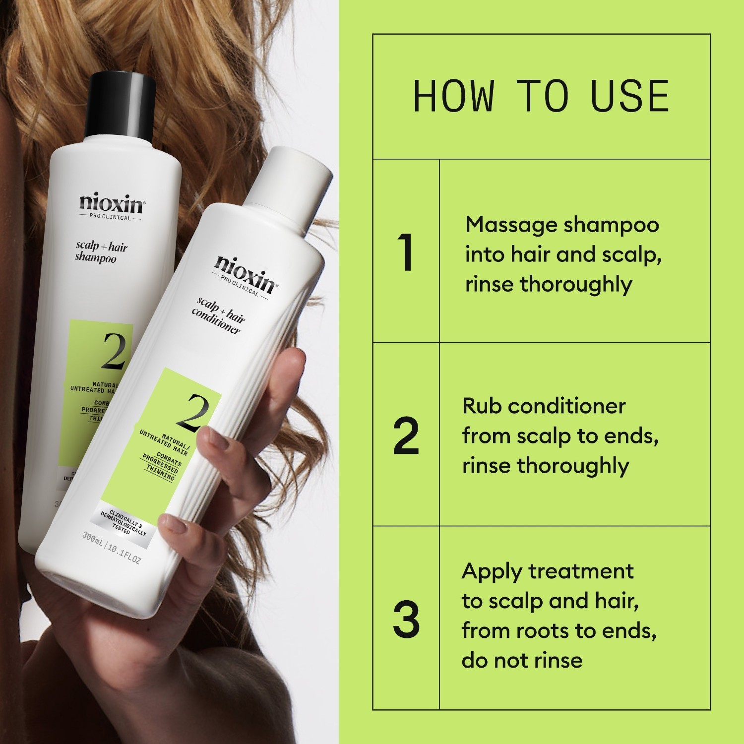 Nioxin sustav za njegu kose 2 set za testiranje - 1 komad