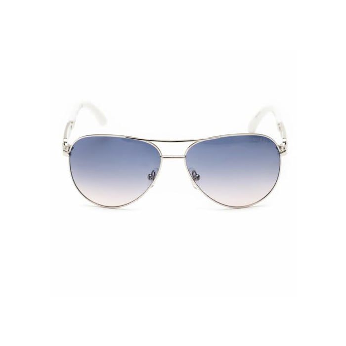 Gafas de sol para mujer - GUESS - GU7295-6010W - Ø 60 mm - Carbono - Redondas - Deportivas y modernas - Sintéticas - Puente de 17 mm
