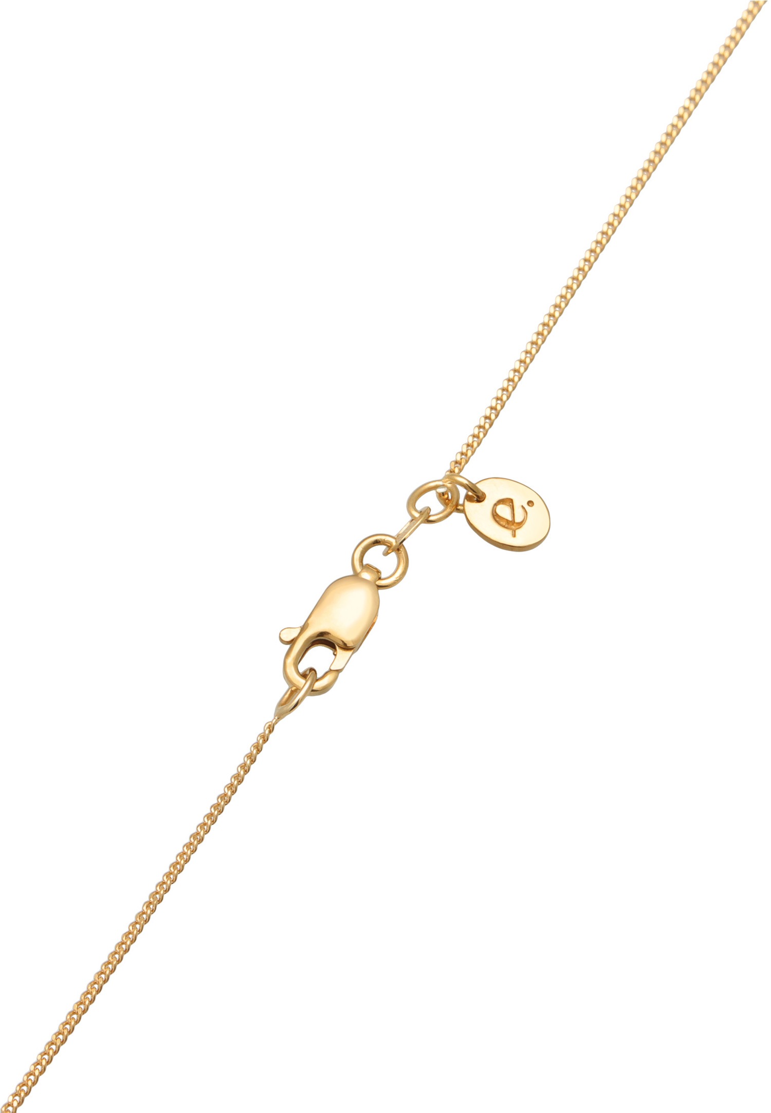 Elli PREMIUM Femmes Pendentif Solitaire étincelant avec Moissanite en Argent Sterling 925