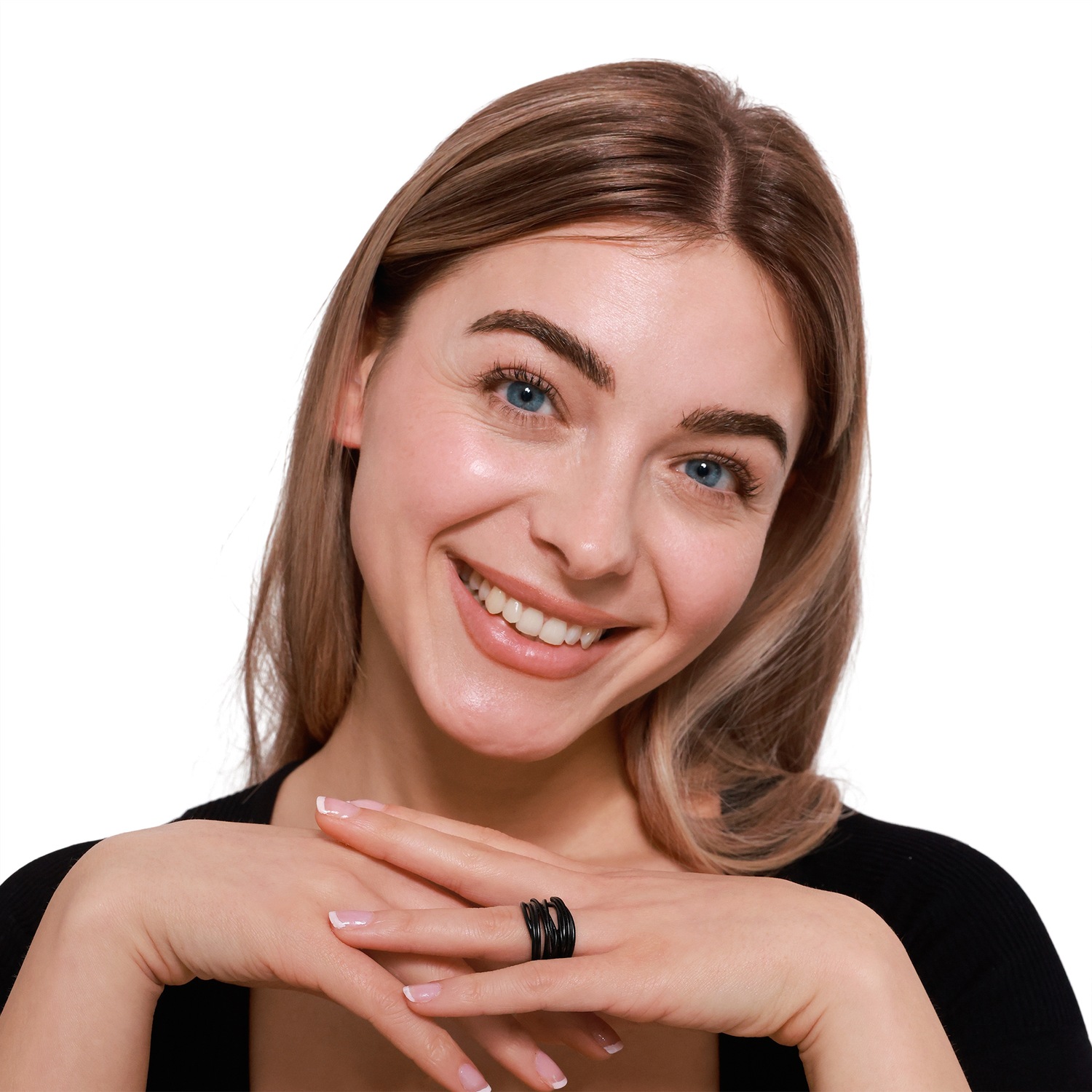 Heideman Bague Mona noir