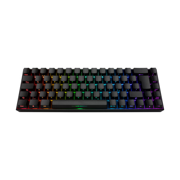 Mini teclado mecânico sem fio para jogos com RGB