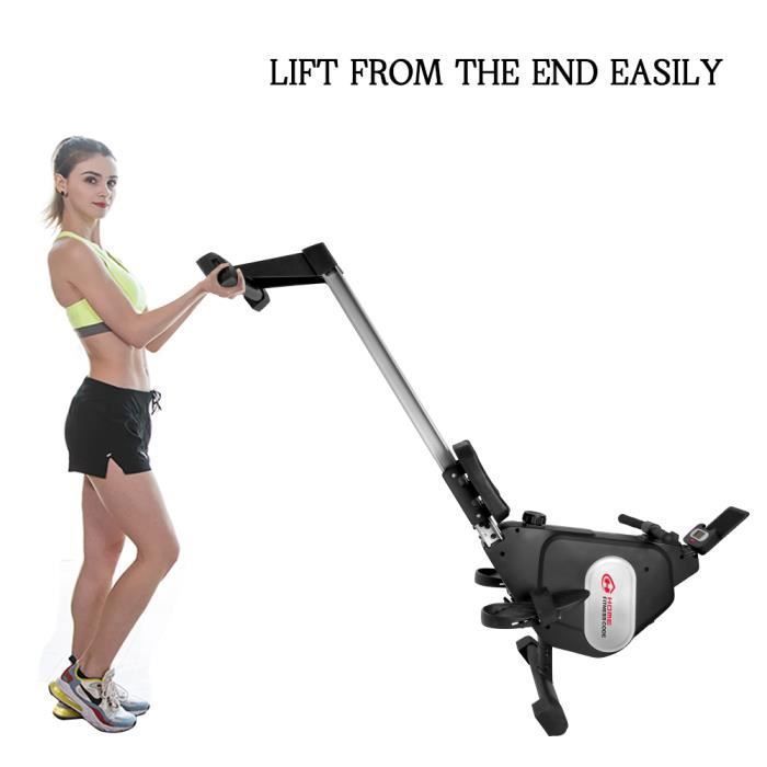 Home Fitness CODE Roeimachine - Magnetische Roeimachine met LCD-console en 16 Weerstandsniveaus - Zwart
