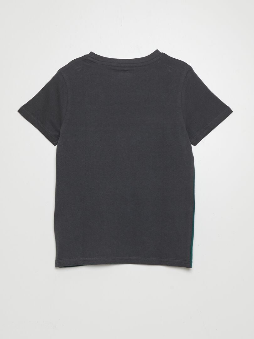 Camiseta Colorblock - VERDE