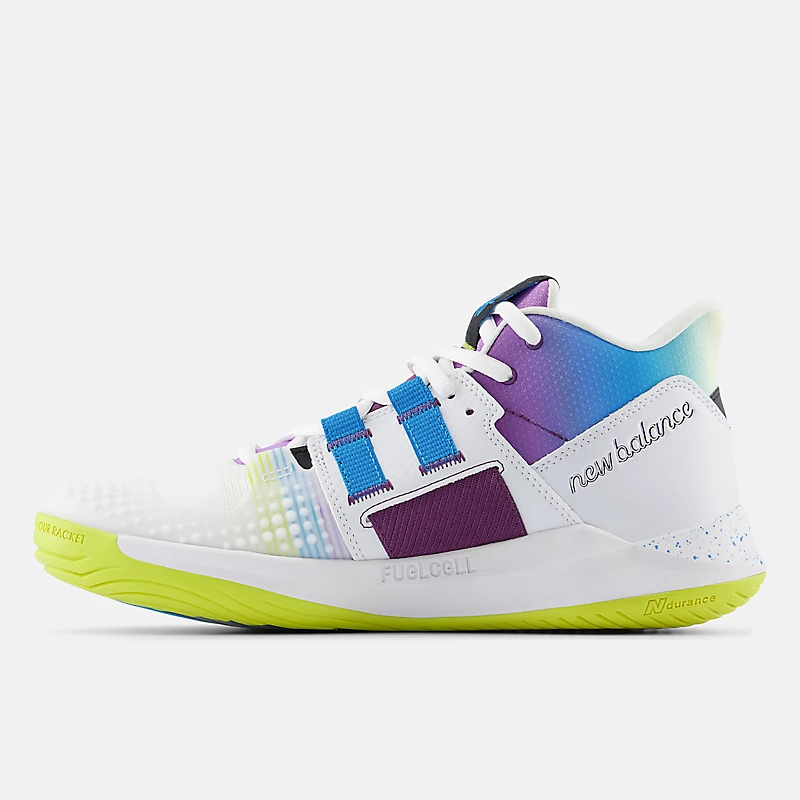 Unisex Coco CG1 Unity of Sport – biały z fioletowym odcieniem i błękitem nadmorskim