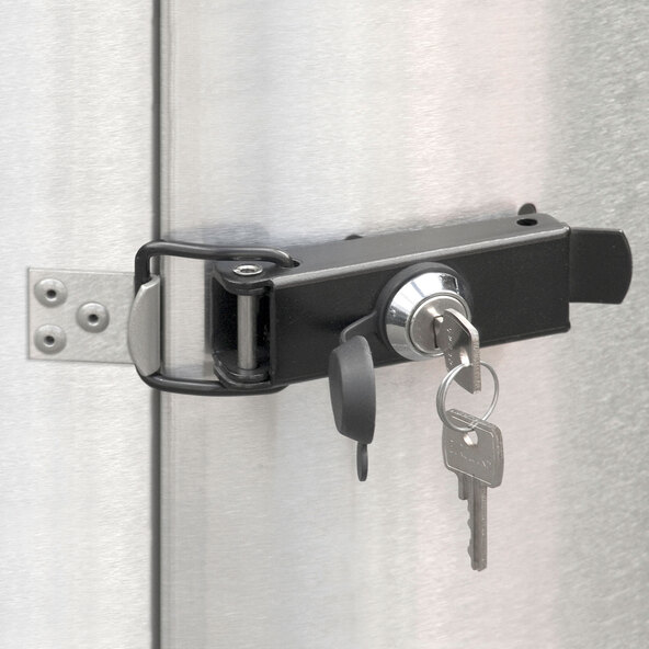 Aquecedor de pátio comercial, incluindo capa de proteção contra intempéries.