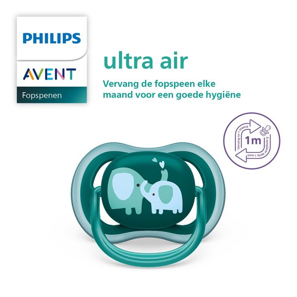Philips Avent Ultra Air 18+M SCF349/19 Fopspeen<br>