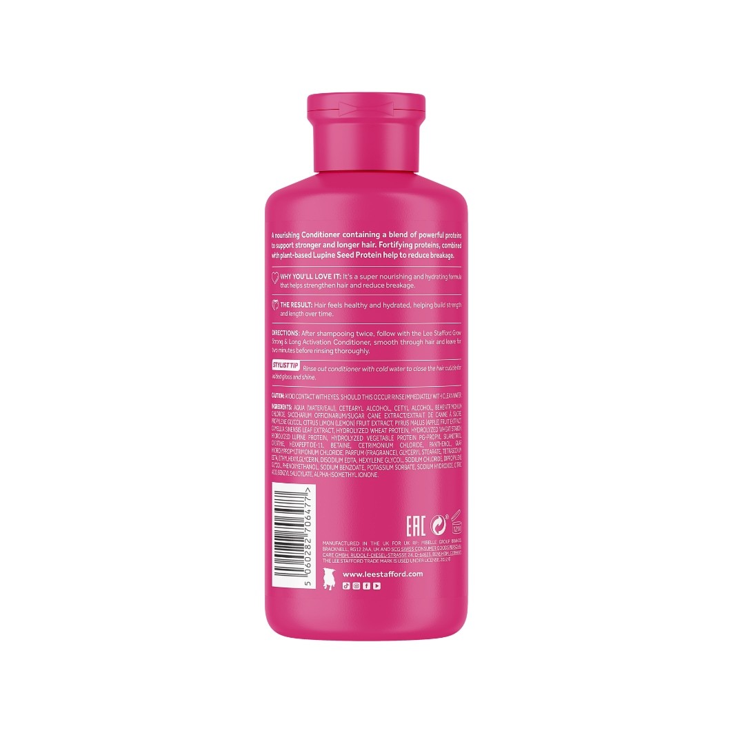 Lee Stafford aktivačný kondicionér pre silnú a dlhú rast vlasov - 250 ml