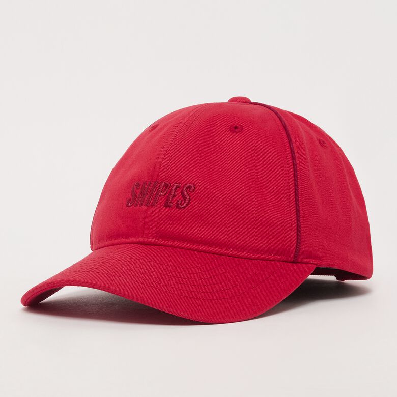 Gorra de béisbol con logotipo inclinado y ribete de contraste