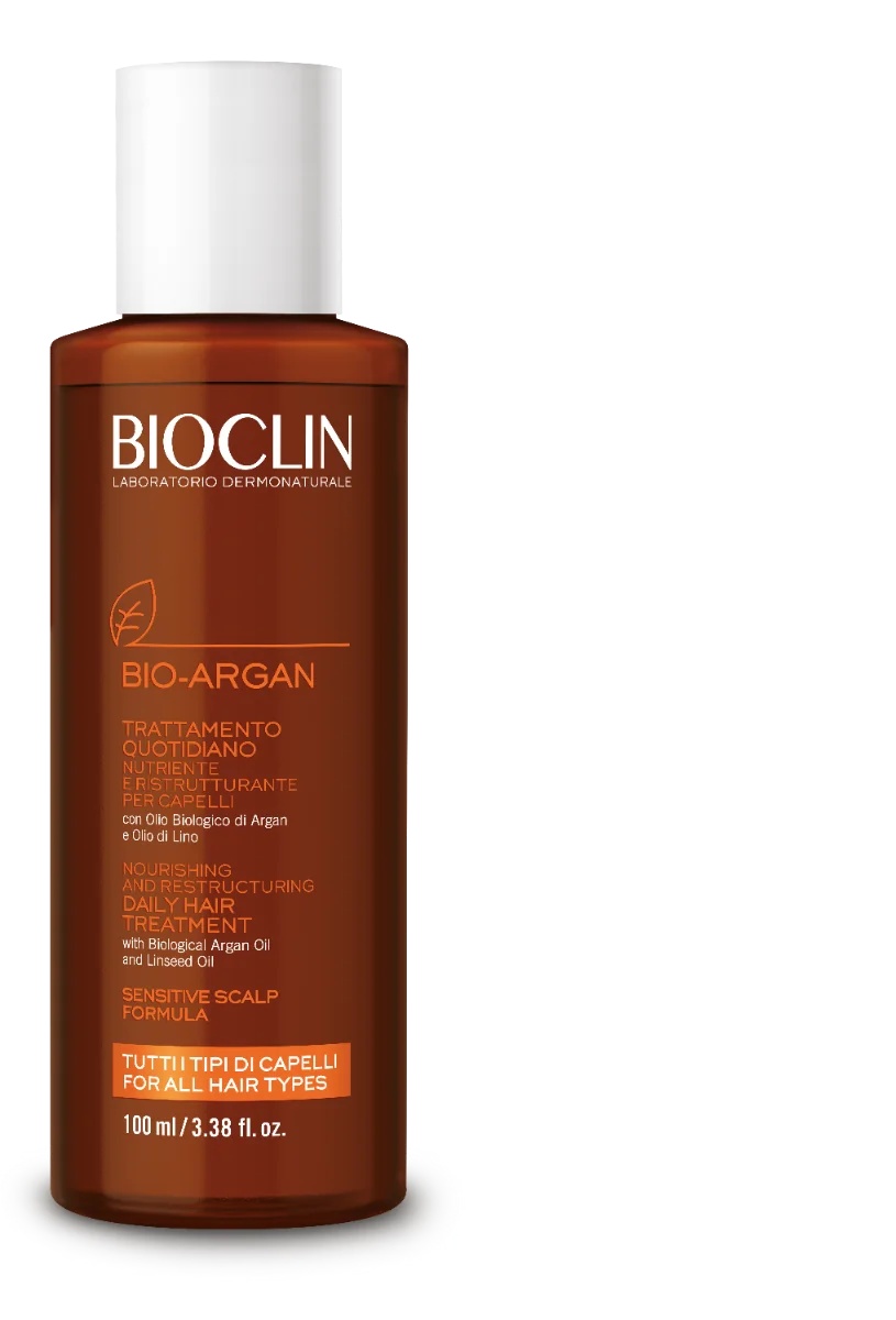 BIOCLIN Bioclin Bio Argan Voedende en regenererende haarbehandeling 100 ml Dagelijkse verzorging voor alle haartypes