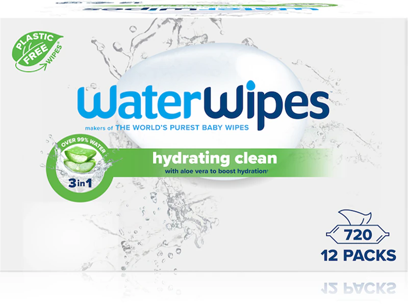 Osviežujúce vlhčené obrúsky WaterWipes Hydrating Clean