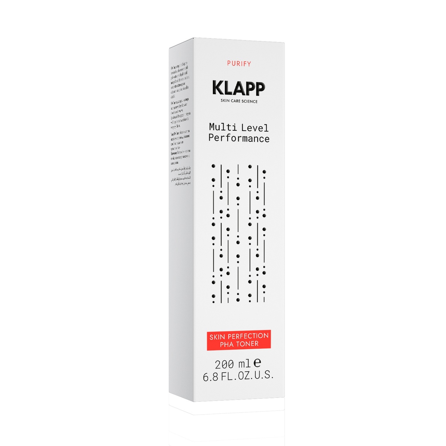 Klapp Toner daudzlīmeņu veiktspējas tīrīšanas ādas perfekcijas Pha toneris - 200 ml