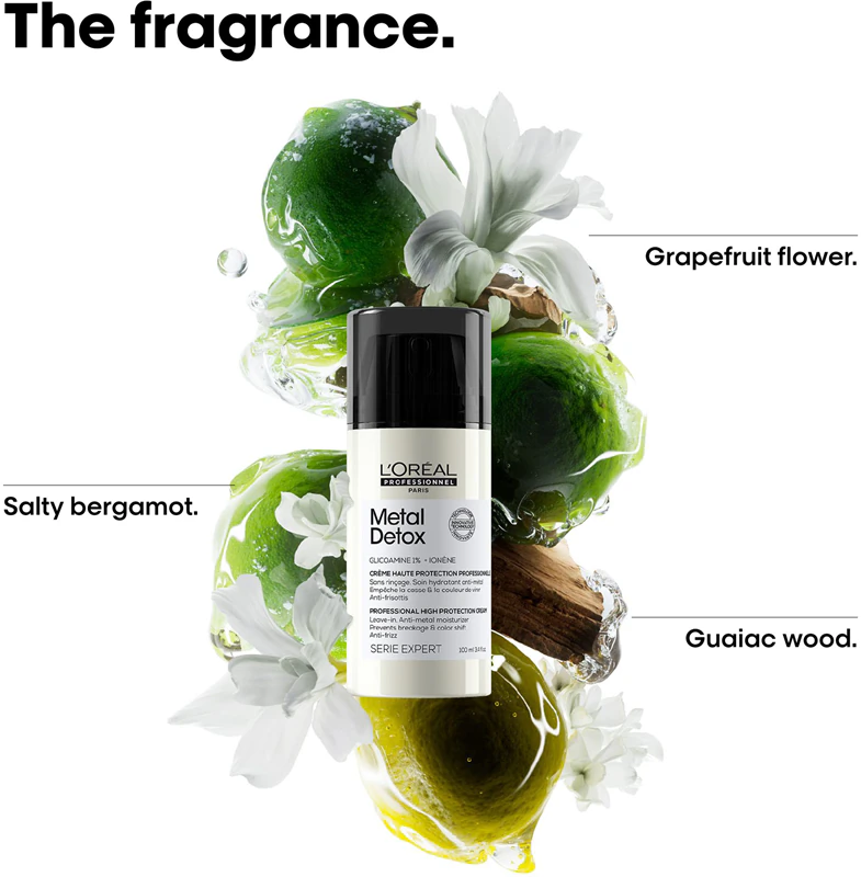 Ochranný krém L'Oréal Professionnel Serie Expert Metal Detox pre oslabené a lámavé vlasy
