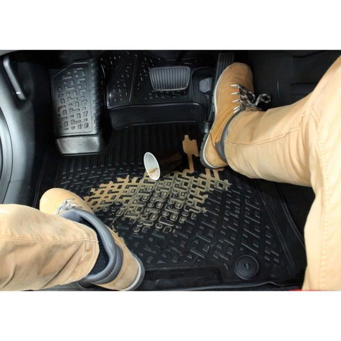 Alfombrillas exclusivas para Citroën C3 Aircross - Goma - 4 piezas - Para todas las estaciones