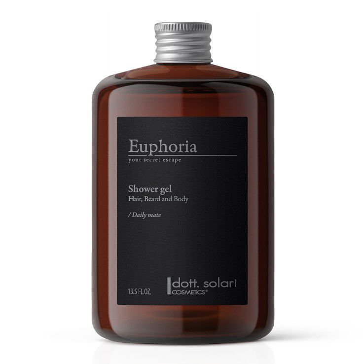 Gel douche Euphoria pour cheveux, barbe et corps