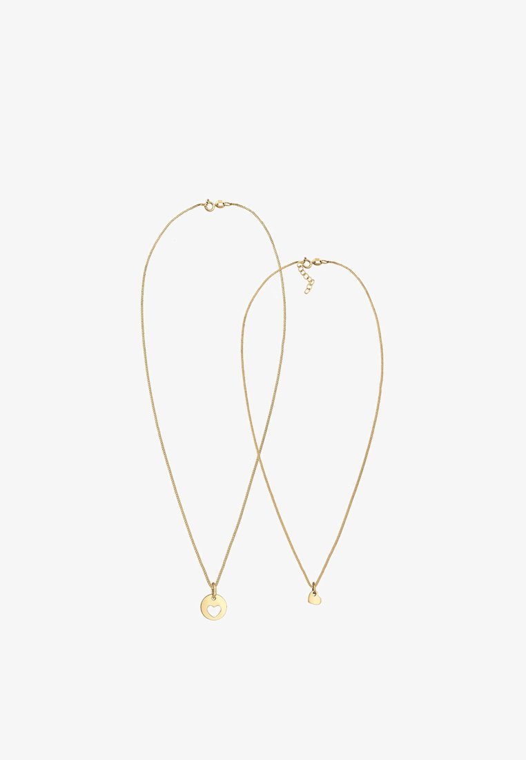 Elli 2-PACK HARTJES - Ketting - goudkleurig