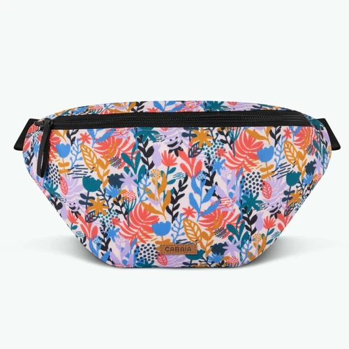 Cabaia Große silberne Rennes-Bauchtasche