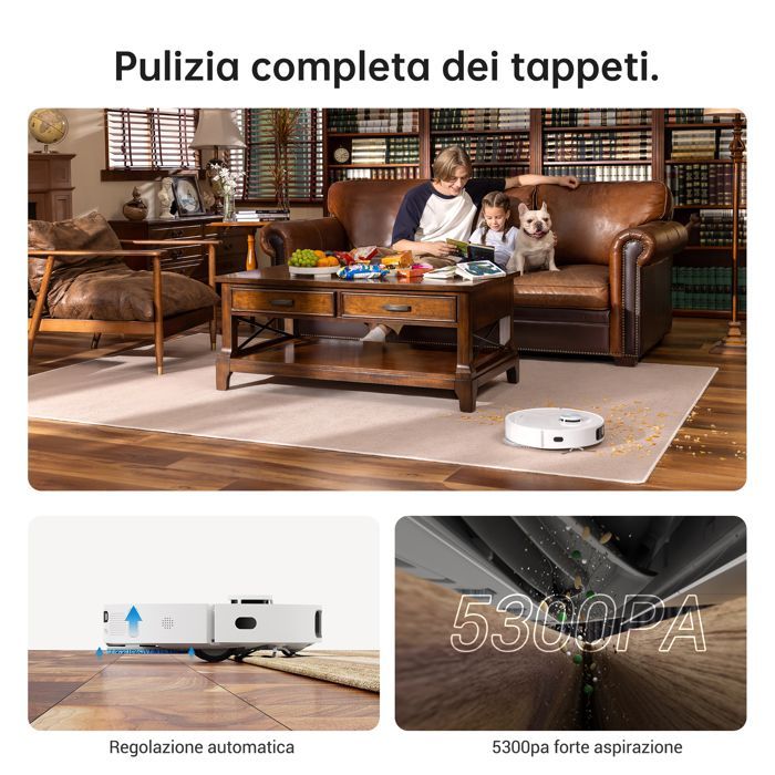 Dreame L10s Ultra - Robot Vacuum Cleaner and Mop with Self-Cleaning Base - 5300Pa - Carpets and Pet Hair - 70-79% New - B3