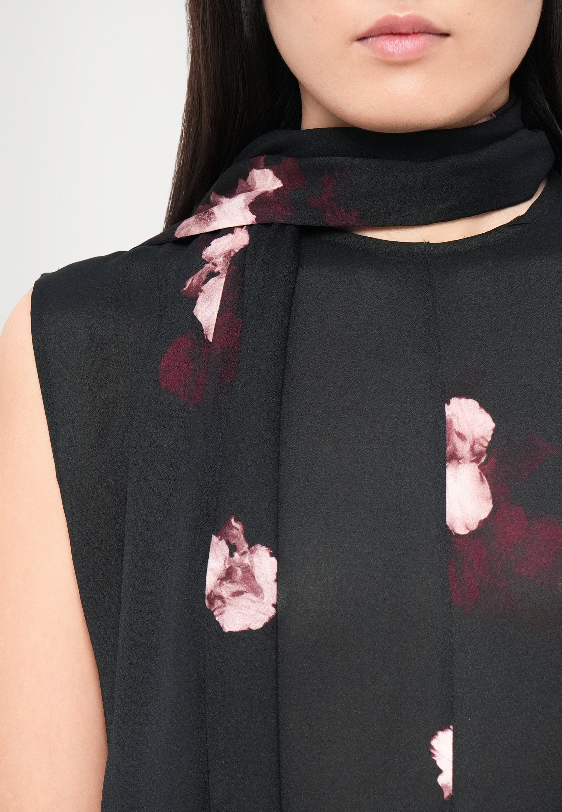 Rodebjer LOTTA BOUQUET - Maksimekko - tummanvioletti/musta