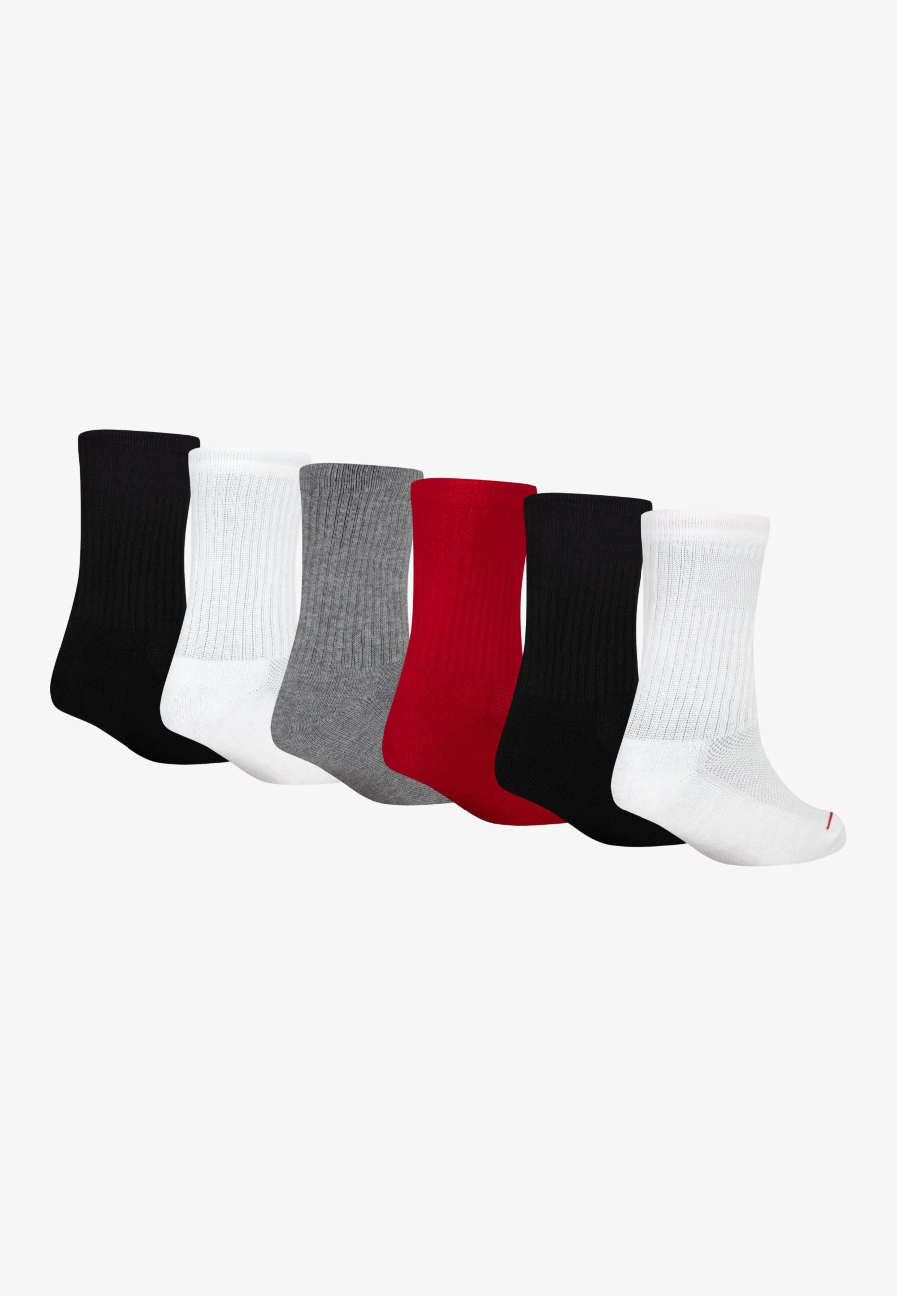 Jordan LEGEND CREW 6 PACK - Skarpety sportowe - czerwone/czarne