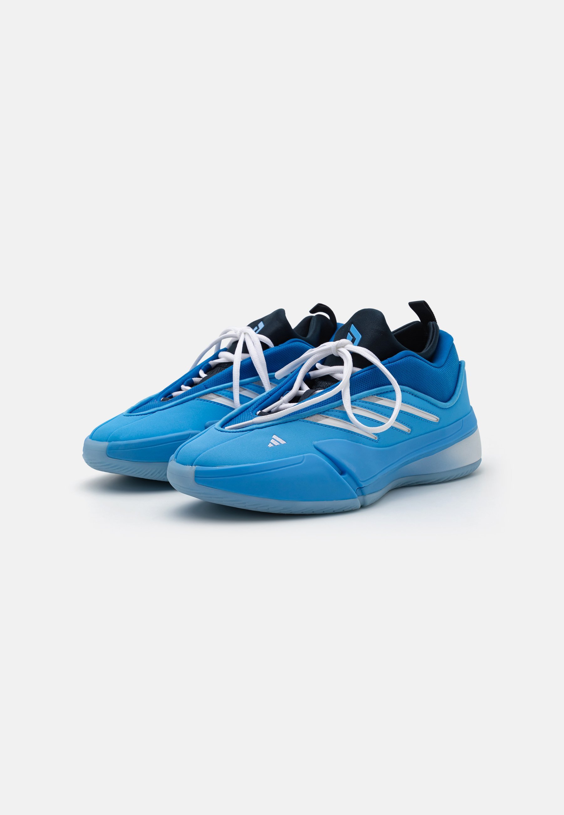 adidas Performance DAME 9 - Buty do koszykówki - obuwie białe/aurora ink