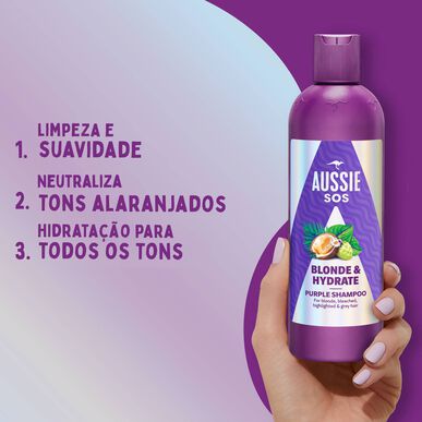 Aussie Purple Blonde hidratantni šampon 300 ml 300 ml