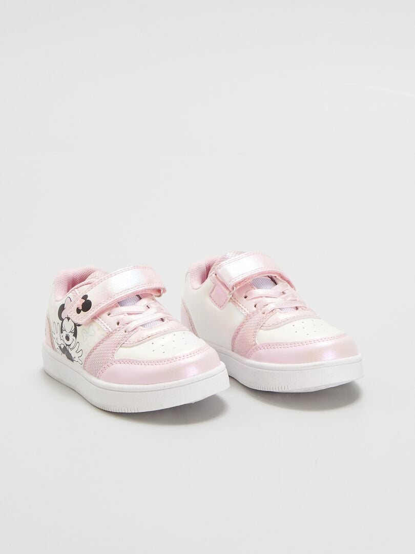 Minnie Mouse sneakers met klittenbandsluiting - ROZE