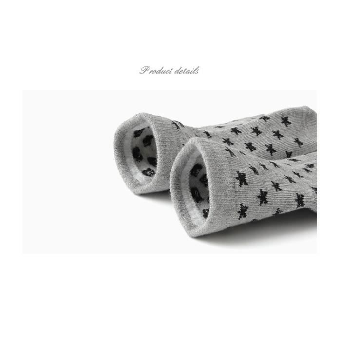Calcetines de algodón para bebé niño, 12 pares, antideslizantes a rayas - Negro, blanco, gris