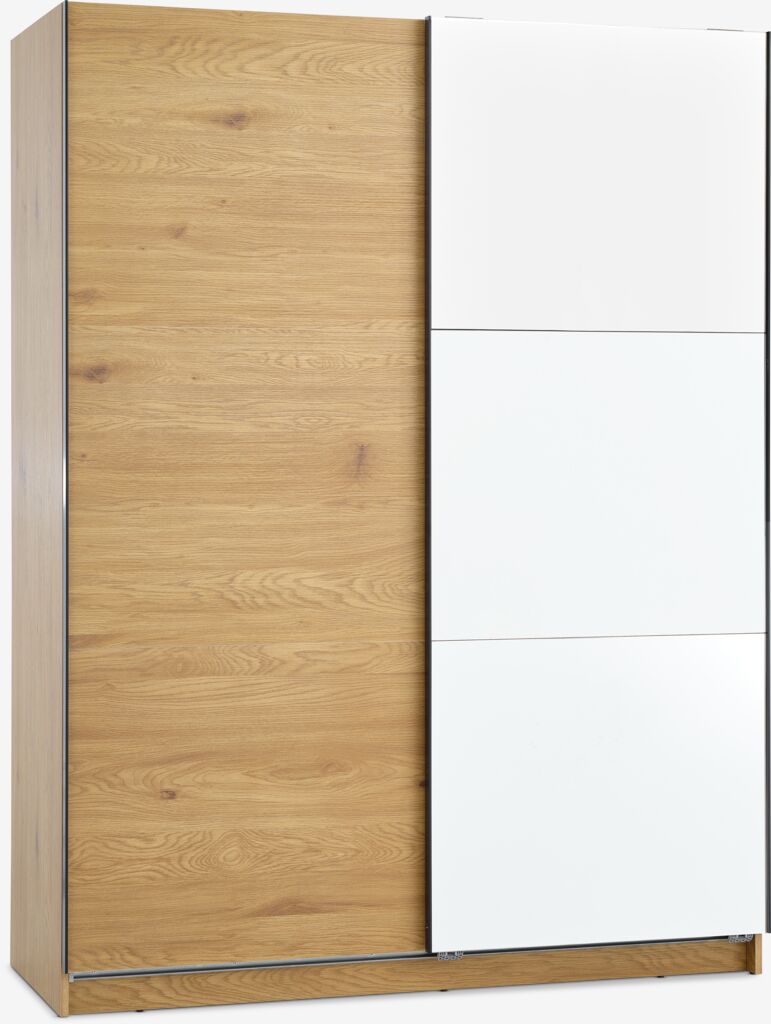 RABERG RABERG ormarić s ogledalom 150x200, topla boja hrasta