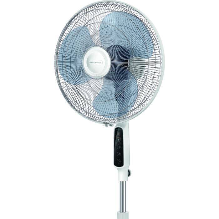 ROWENTA Essential+ VU4440F0 - Elektronisk og lydløs standerventilator - 3 hastigheder