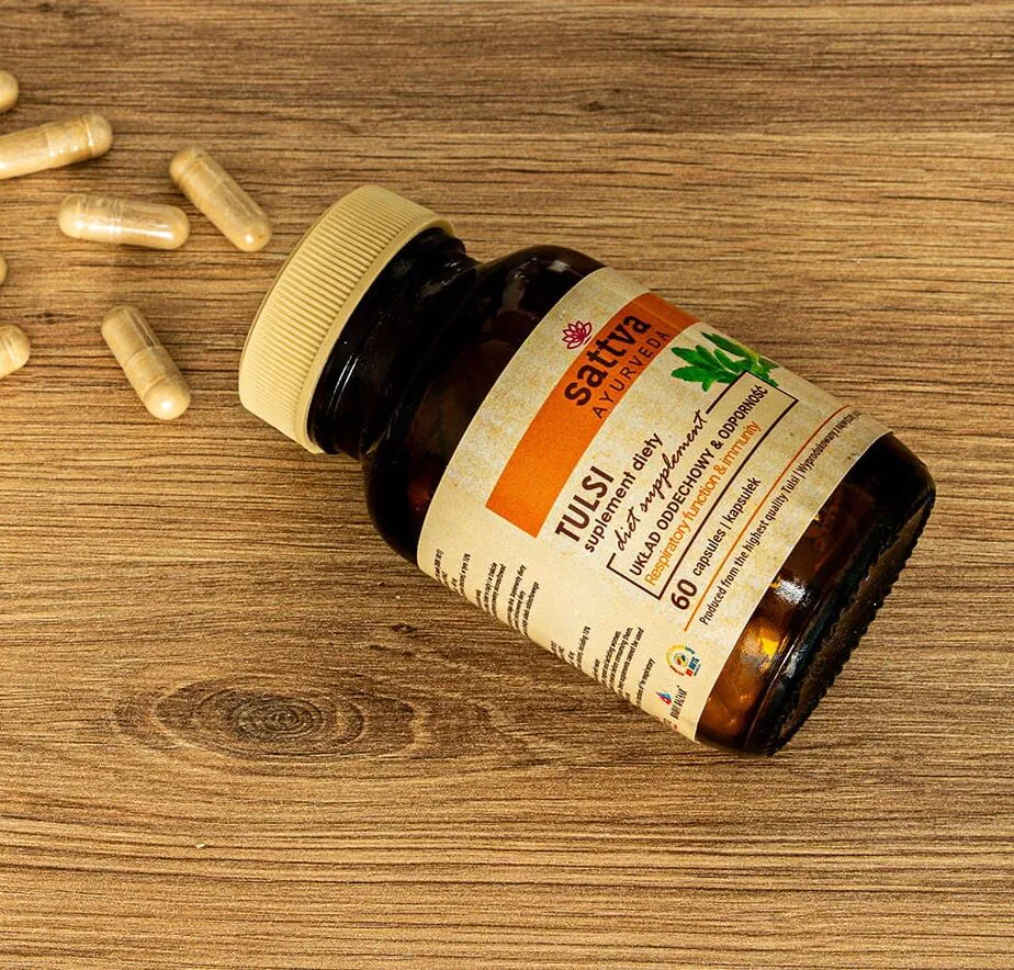Sattva Ayurveda Tulsi Ekstrakt Kapsułki