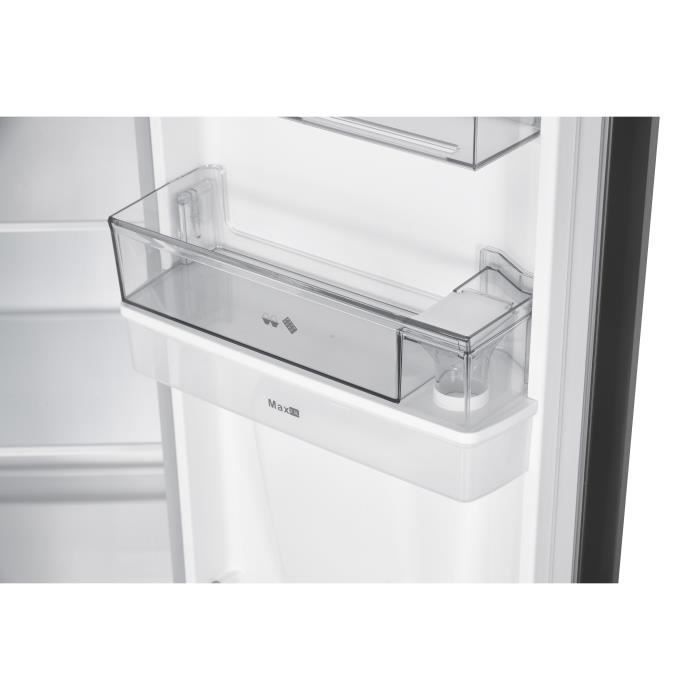 Continental Edison American-style refrigerator - CERA532NFIXD - 2 doors - 529L - W90 cm x H177 cm - Stainless steel