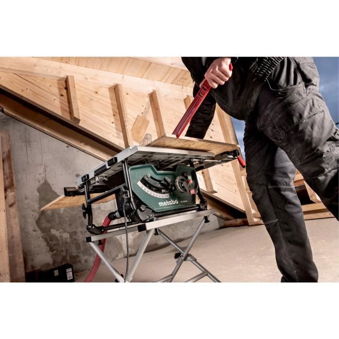 Sega da banco METABO TS 254 M - Diametro 254 mm - Potenza 1500 W - Profondità di taglio 195 mm