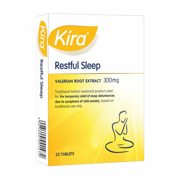 Kira Restful Sleep Extracto de raíz de valeriana 25 comprimidos | Salud | Superdrug