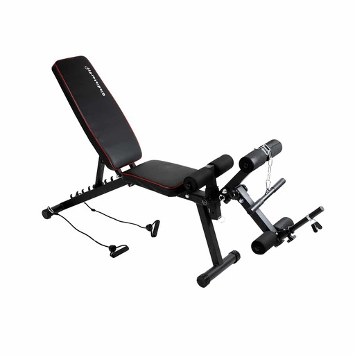  Gladiatorfit мултифункционална челична клупа 160x34x110 цм